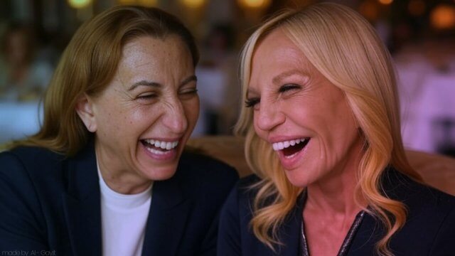 Miuccia Prada Donatella Versace amiche Gay.it