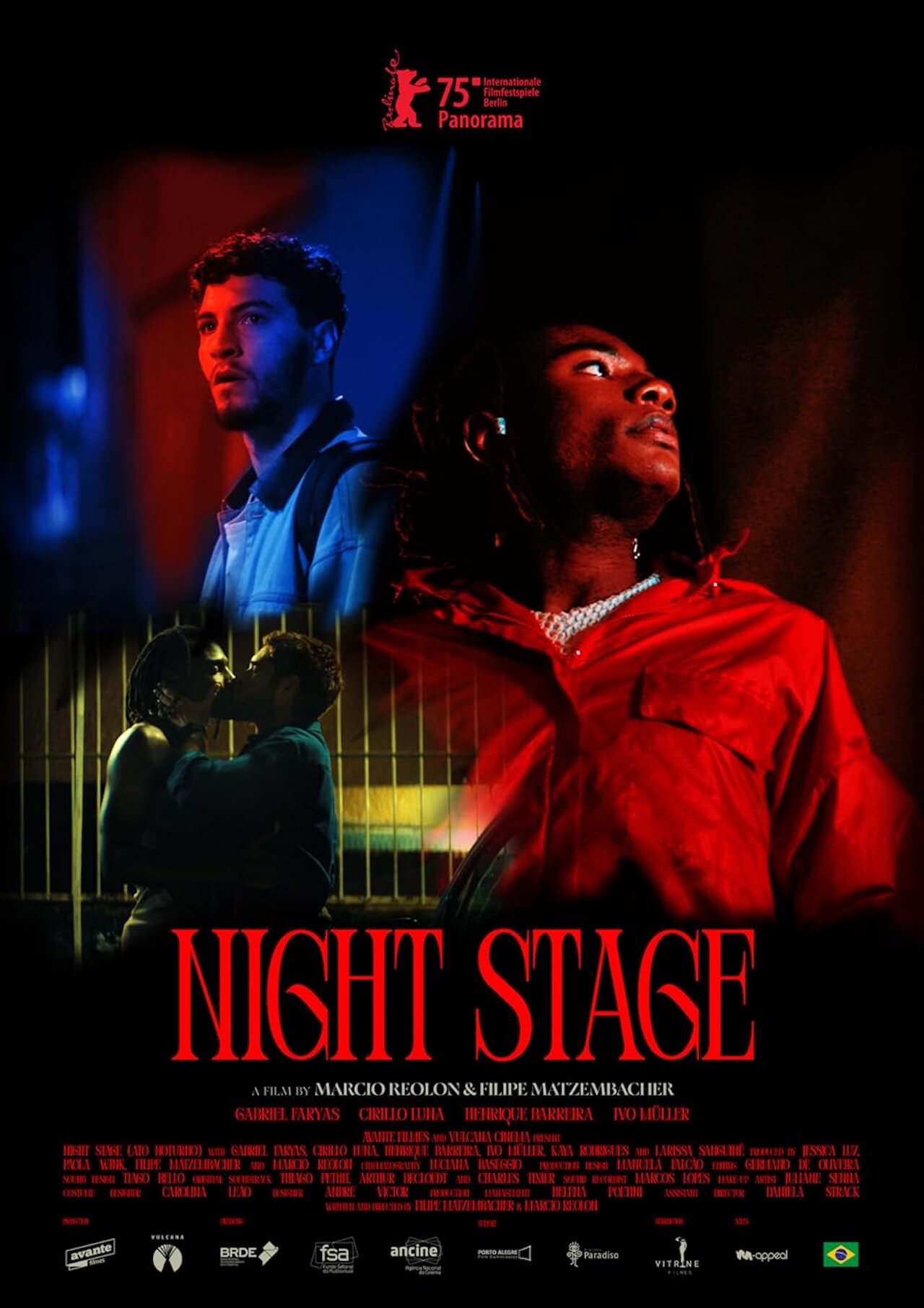Night Stage, un thriller erotico dove la passione vince sulla repressione - Night Stage poster - Gay.it