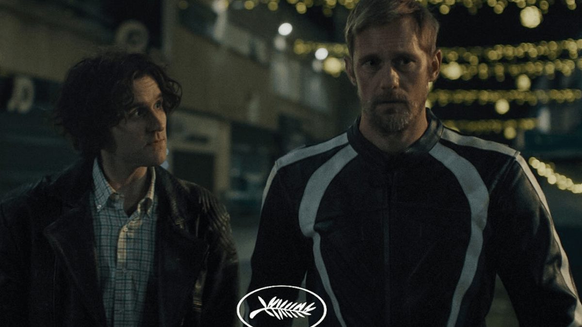 Pillion con Alexander Skarsgård e Harry Melling, il dominante e il sottomesso nella prima immagine del film