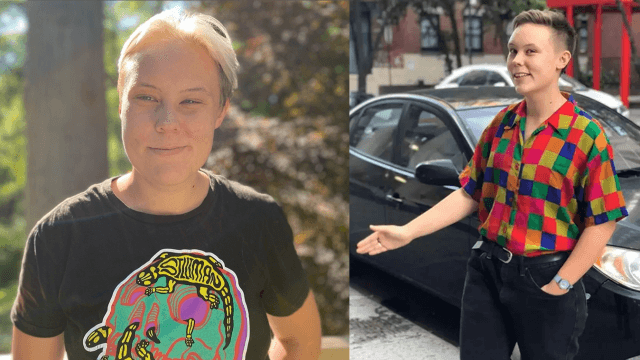 Sasha Carney, figli* non binary del neo-premier canadese Mark Carney che ha vinto contro il candidato trumpiano.