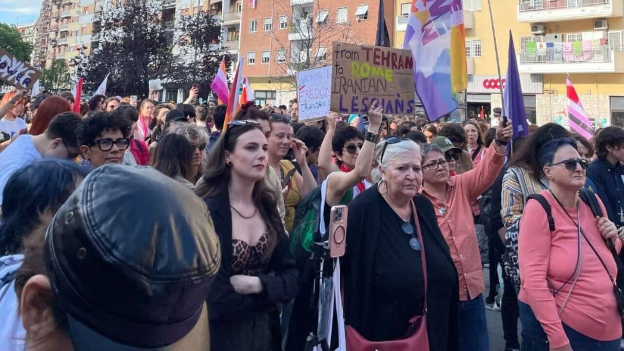 La prima Dyke March italiana a Roma, 26 aprile 2025