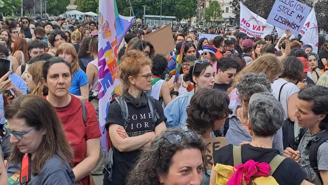 La prima Dyke March italiana a Roma, 26 aprile 2025