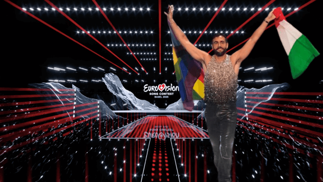 Quando Marco Mengoni sventolò la bandiera Pride Progress all'Eurovision
