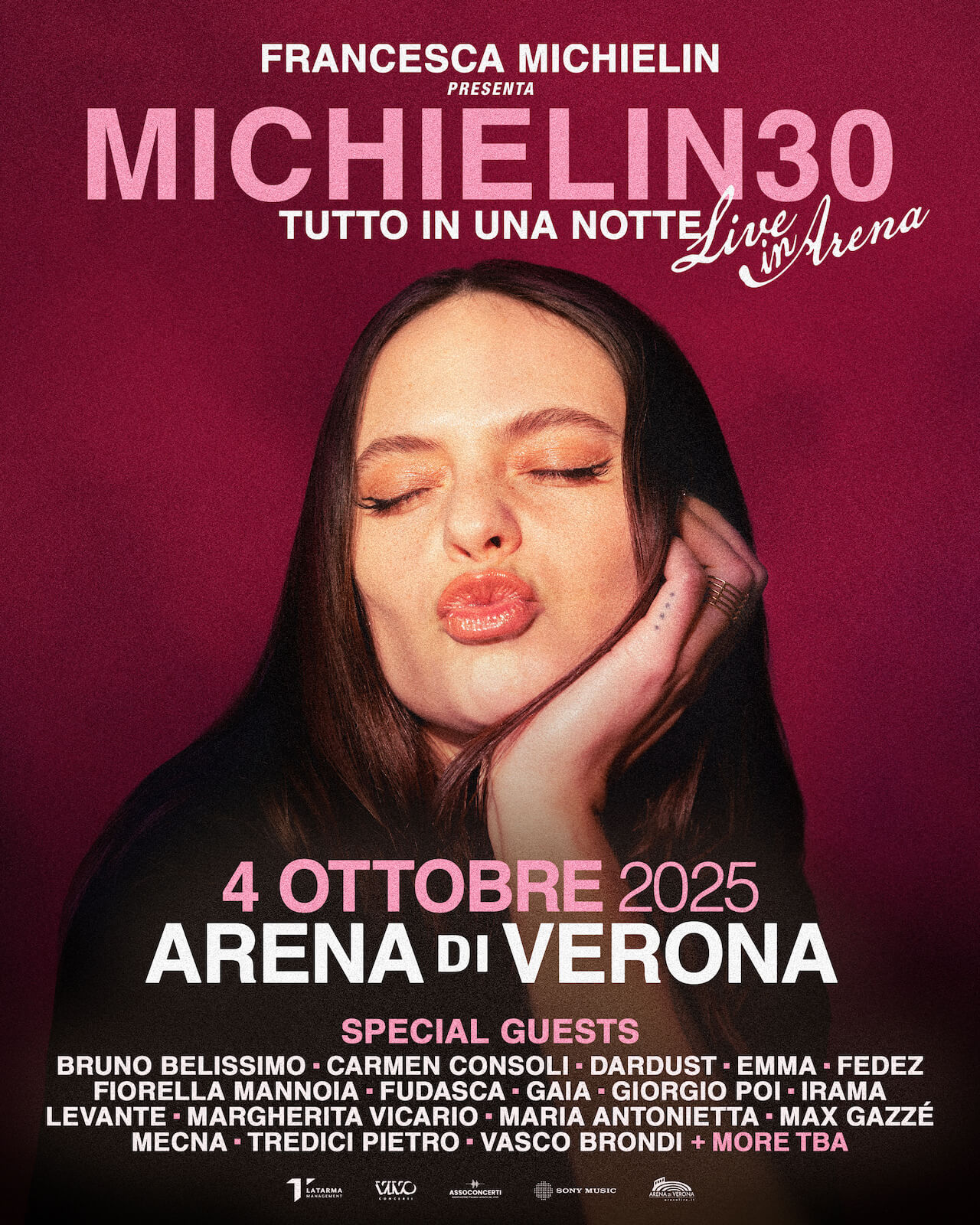 Francesca Michielin Live all'Arena di Verona - Foto per gentile concessione dell'ufficio stampa