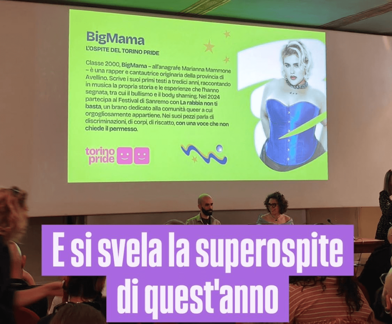 BigMama superospite del Torino Pride 2025