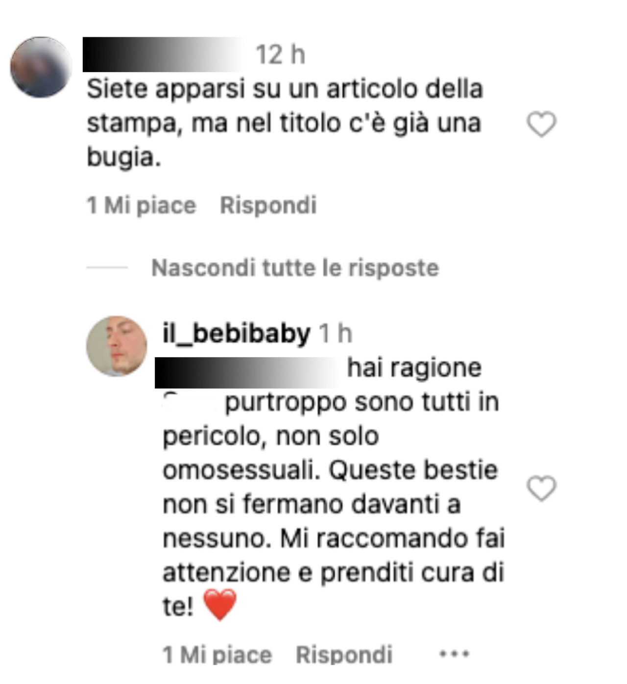 Torino, "aggressione omofoba": due giovani accerchiati e picchiati da baby gang in pieno centro, il racconto - post ig resized - Gay.it