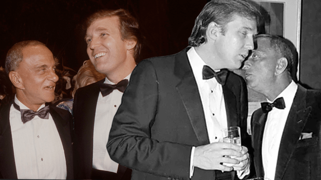 Roy Cohn e Donald Trump negli anni '70 - '80