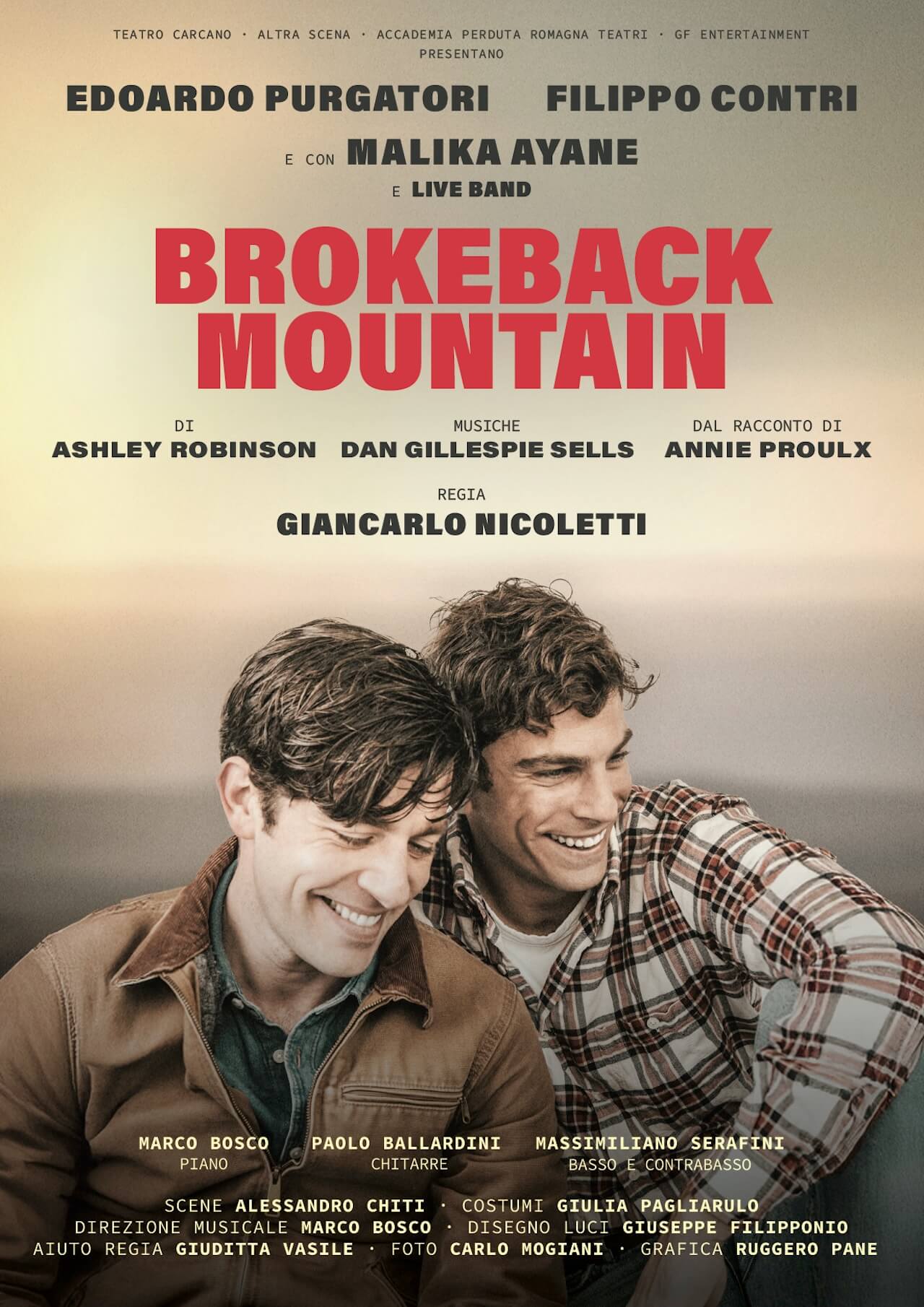 Brokeback Mountain arriva a teatro con Edoardo Purgatori, Filippo Contri e Malika Ayane protagonisti - 2025 BROKEBACK Foto 04 - Gay.it