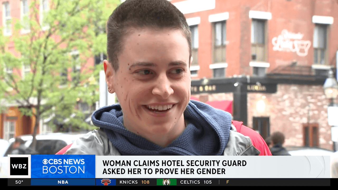 Donna lesbica cisgender cacciata dal bagno di un hotel perché "sembrava un uomo" (VIDEO) - Ansley Baker - Gay.it