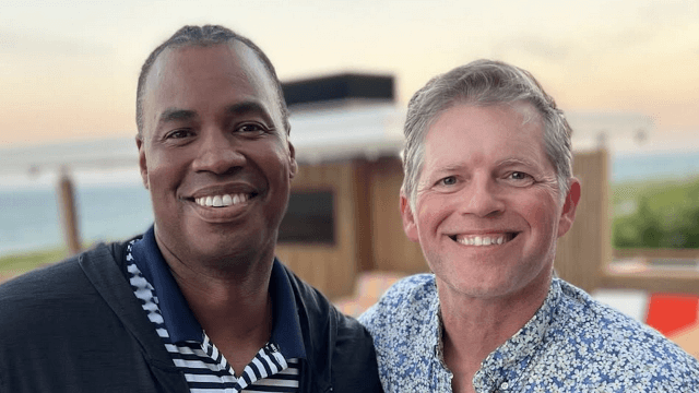 Jason Collins, l'ex stella NBA ha sposato l'amato Brunson Green (VIDEO) - Brunson Green e Jason Collins - Gay.it