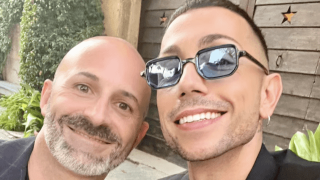 Manuel Aspidi sposa il compagno Gianluca Di Liberti