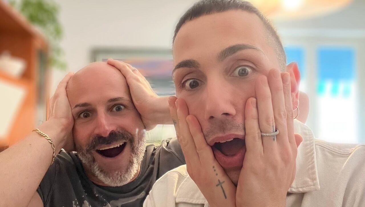 Manuel Aspidi sposa Gianluca Di Liberti e svela la data: "Inizia il conto alla rovescia" - FOTO - Manuel Aspidi e Gianluca Di Liberti sposi - Gay.it