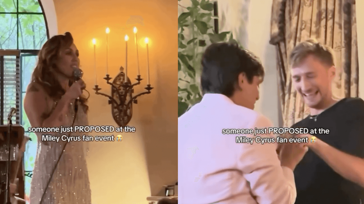 L’esilarante reazione di Miley Cyrus ad una proposta di matrimonio gay (VIDEO)