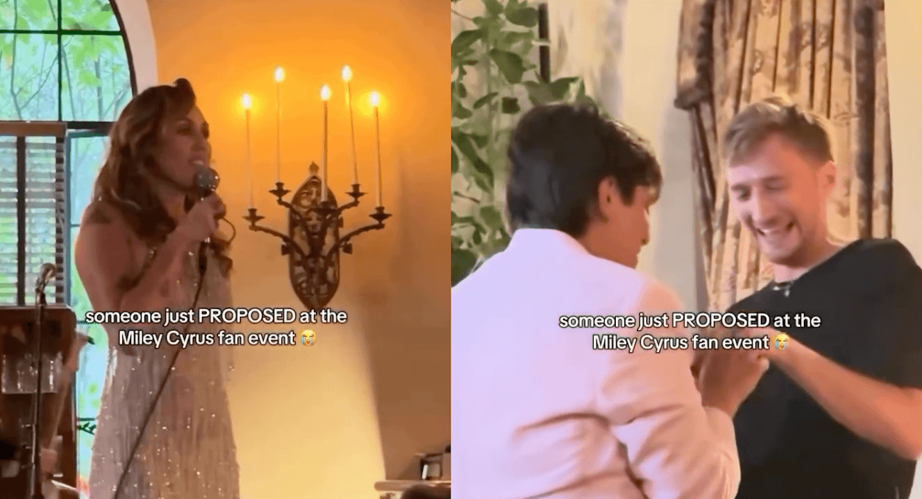 L’esilarante reazione di Miley Cyrus ad una proposta di matrimonio gay (VIDEO)