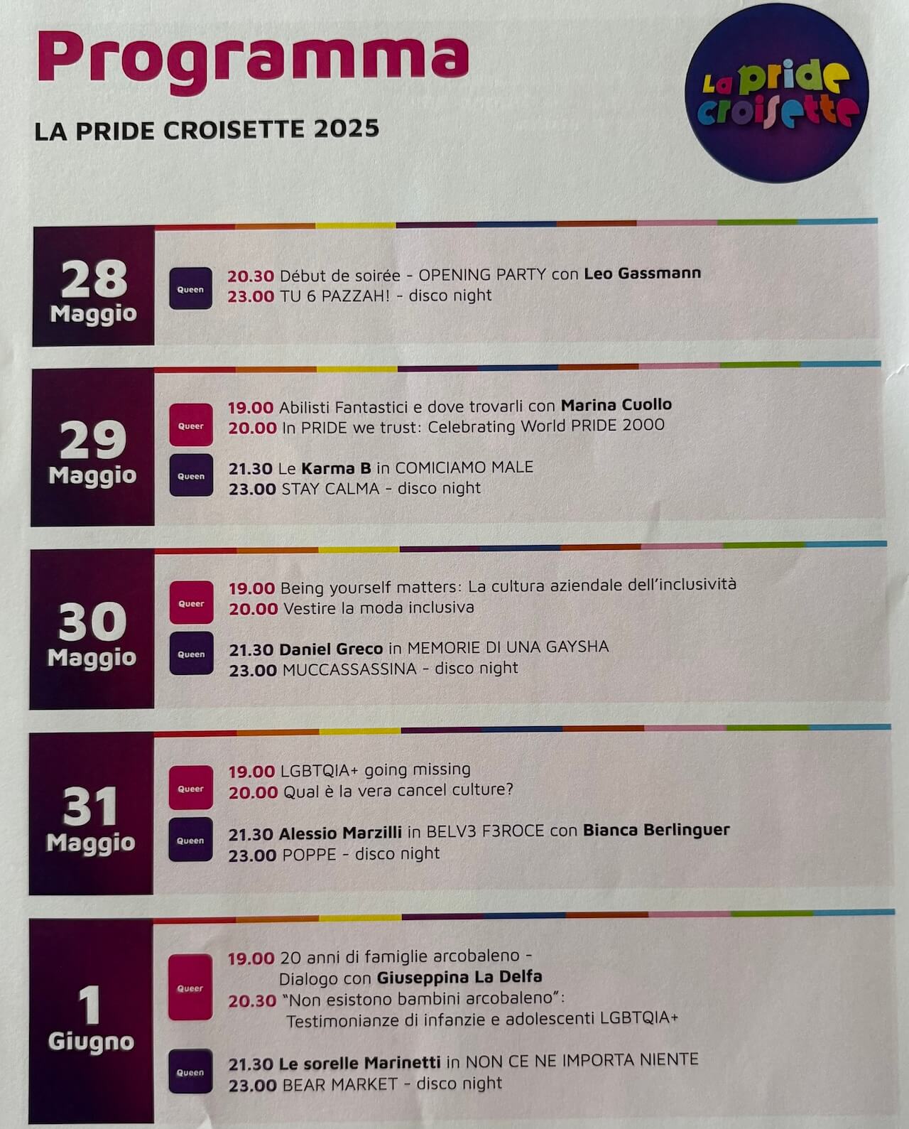 Roma Pride 2025: "Gualtieri ci sarà. Noi non ci pieghiamo, conformiamo nè arretriamo. Non ci cancellate" - Pride Croisette 2025 pagina 1 - Gay.it