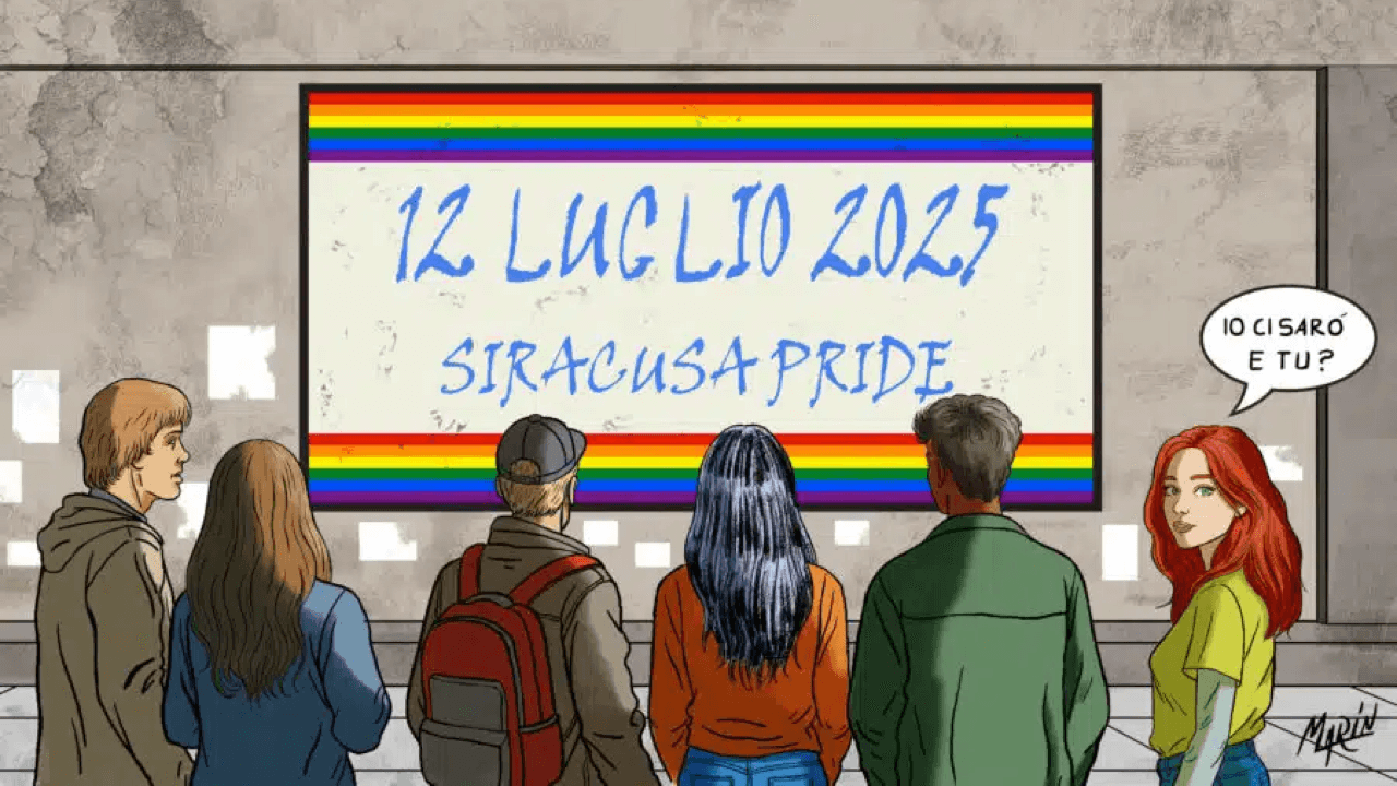 Siracusa Pride 2025, sabato 12 luglio la città si tinge d’arcobaleno