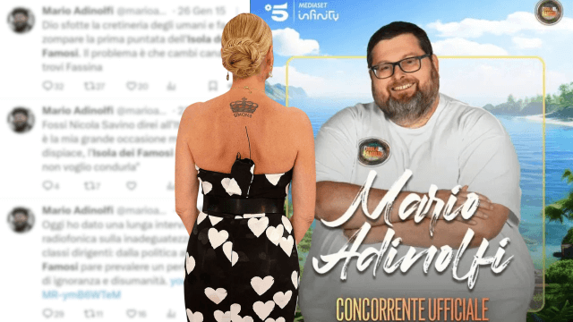 Quando Mario Adinolfi criticava l'Isola dei Famosi