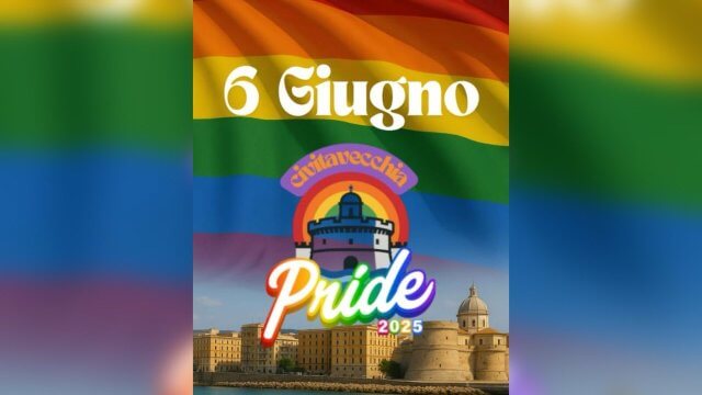Civitavecchia Pride 2025, venerdì 6 giugno