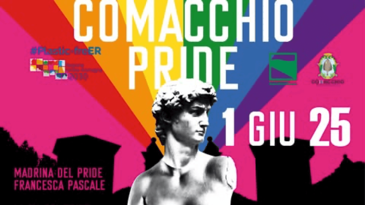 Comacchio Pride 2025, domenica 1 giugno: Francesca Pascale madrina della terza edizione