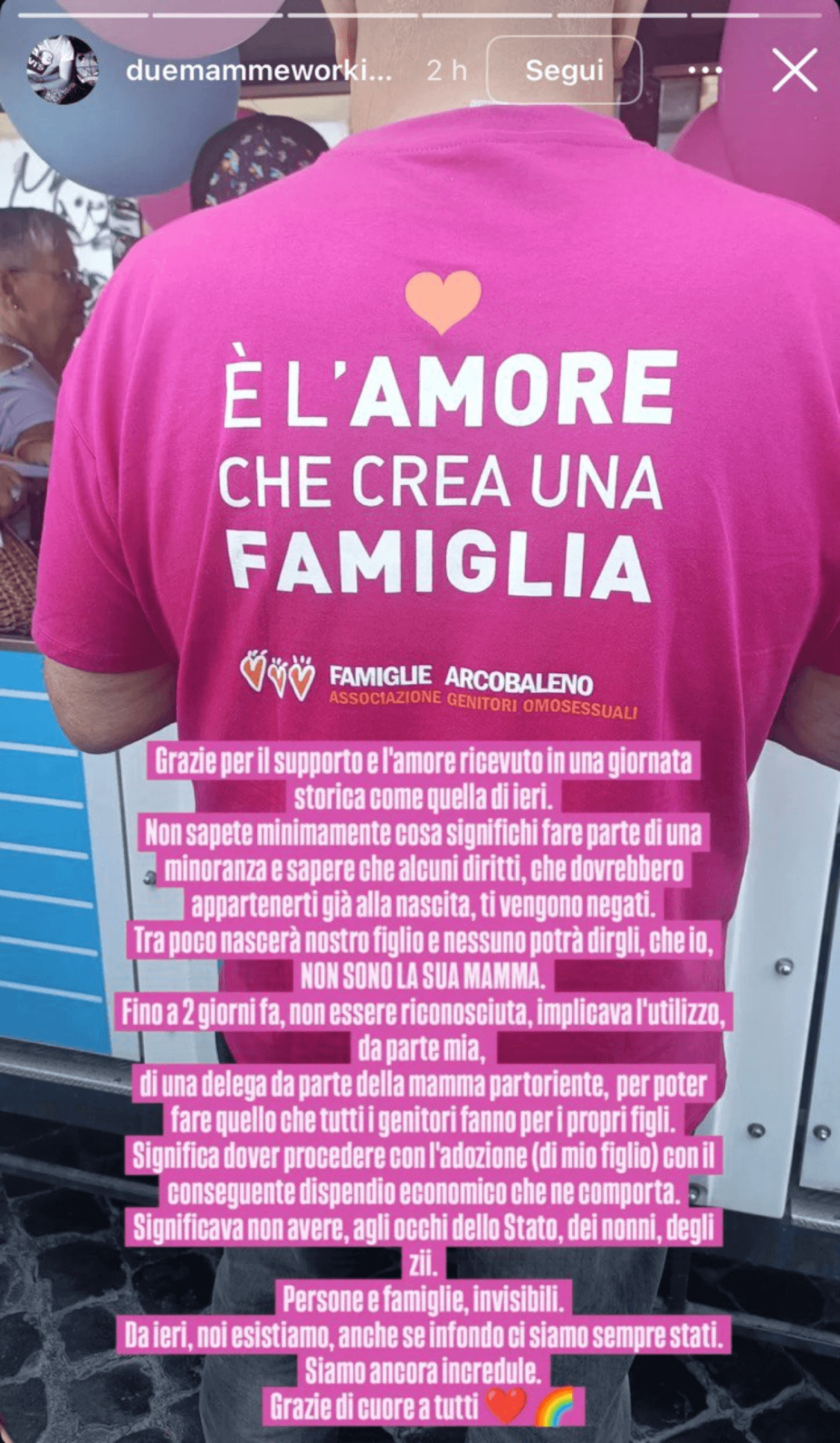Il commento di @duemammeworkinprogress