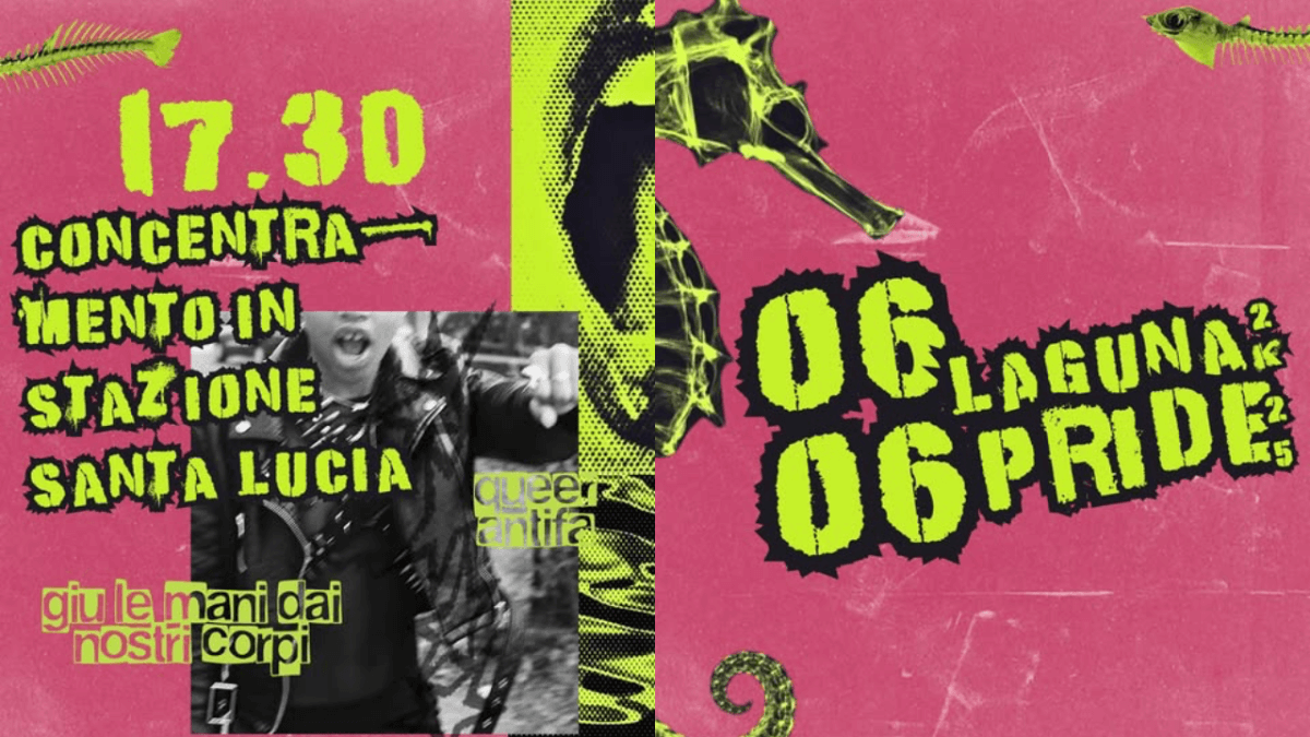Laguna Pride 2025, venerdì 6 giugno a Venezia