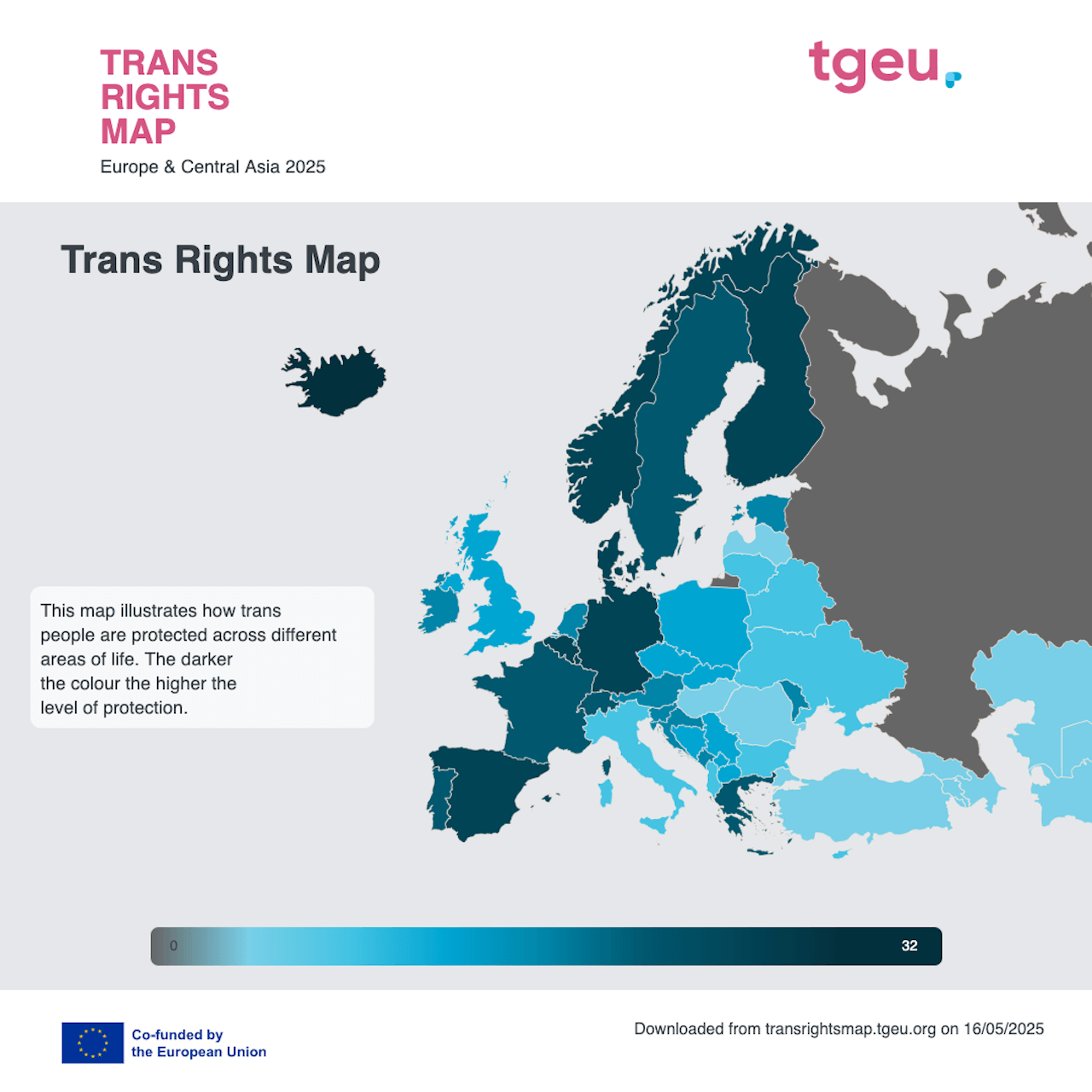 I diritti delle persone trans al minimo storico sia in Asia che in Europa, Italia fanalino di coda UE. La Trans Rights Map 2025 - tgeu trans rights map 2025 trans rights map en - Gay.it