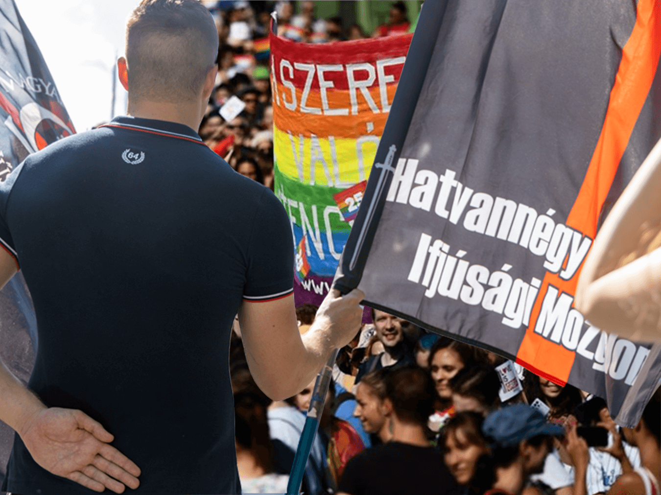 La parata del Pride vietato a Budapest vedrà sfilare nello stesso percorso anche il gruppo neofascista Hatvannégy Vármegye Ifjúsági Mozgalom (HVIM)