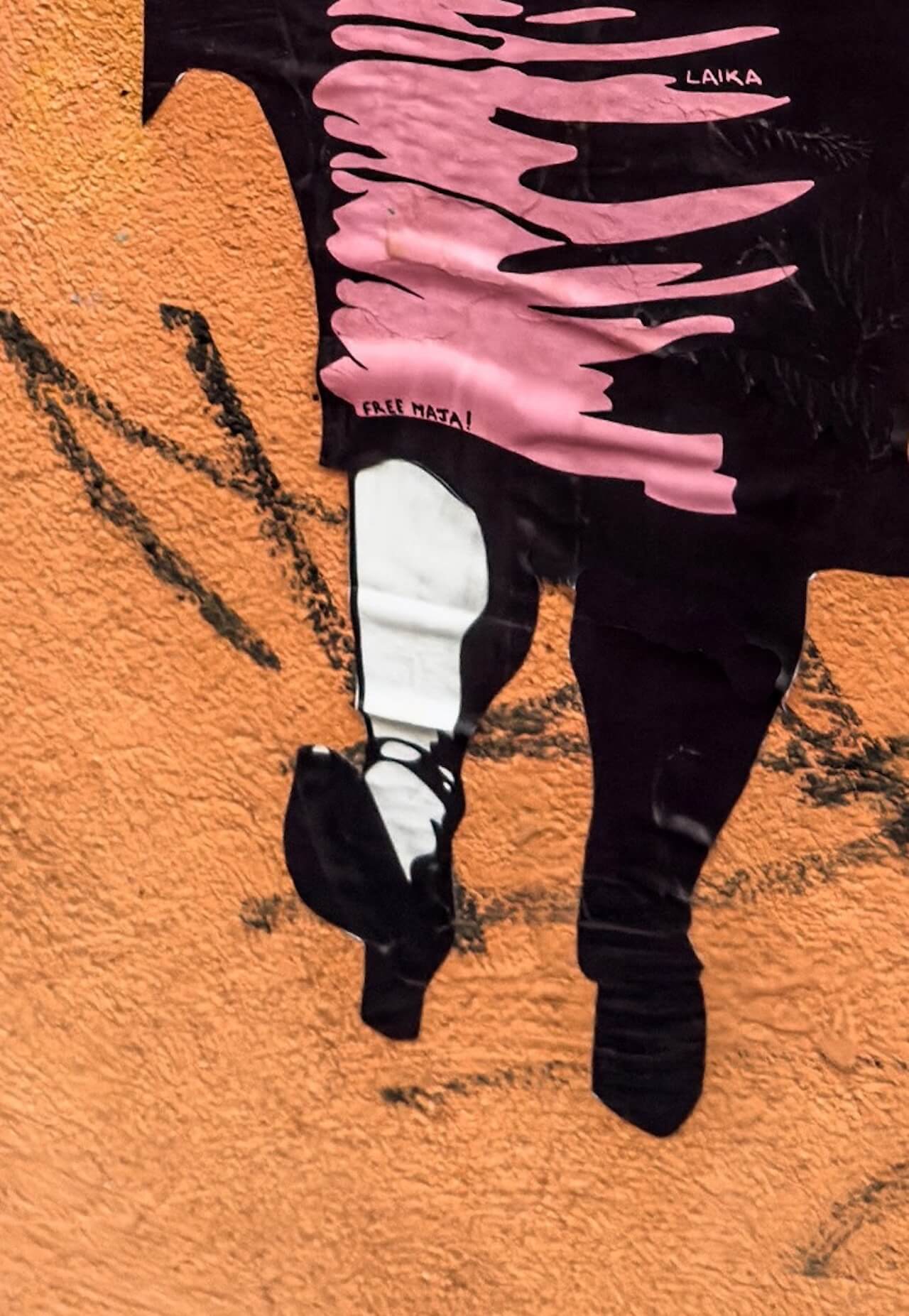 "Un'altra Ungheria è possibile", alla vigilia del Budapest Pride Laika sfida Orban con un'opera nel cuore della città - Budapest La street artist Laika sfida Orban prima del Pride 3 - Gay.it