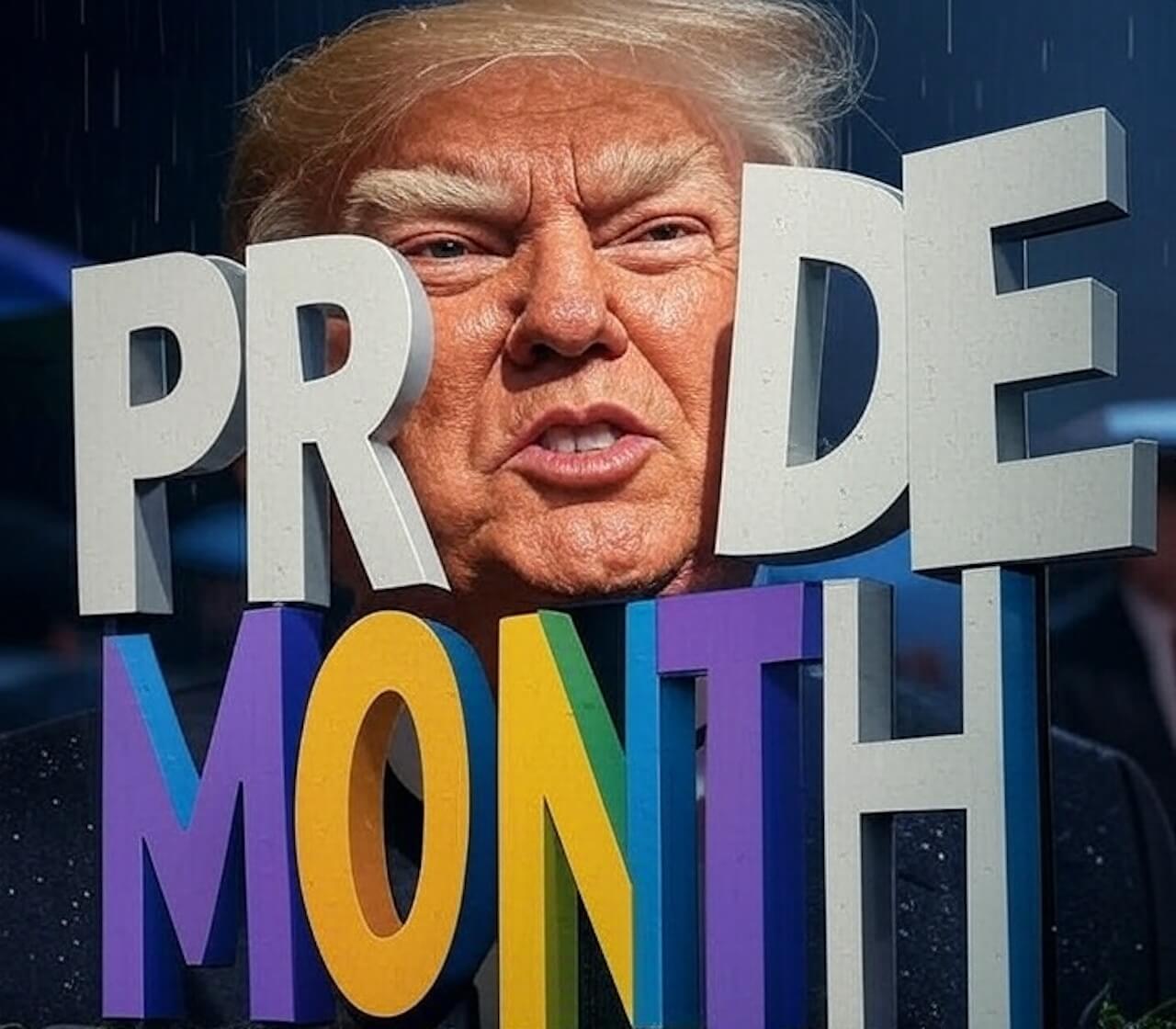 Donald Trump snobba il Pride Month e dichiara giugno "Mese del Titolo IX" - Donald Trump contro il Pride Month 1 - Gay.it