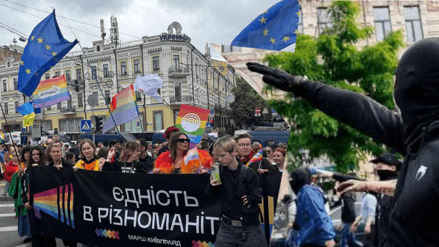 Kiev Pride, 14 Giugno 2025 - 30 minuti di parata, tra il timore delle bombe della Russia di Putin e le manifestazioni dell'ultra destra nazionalista: unioni civili e legge contro l'odio omobitransfobico le richieste chiare della comunità LGBTIAQ+ ucraina al Governo Zelensky
