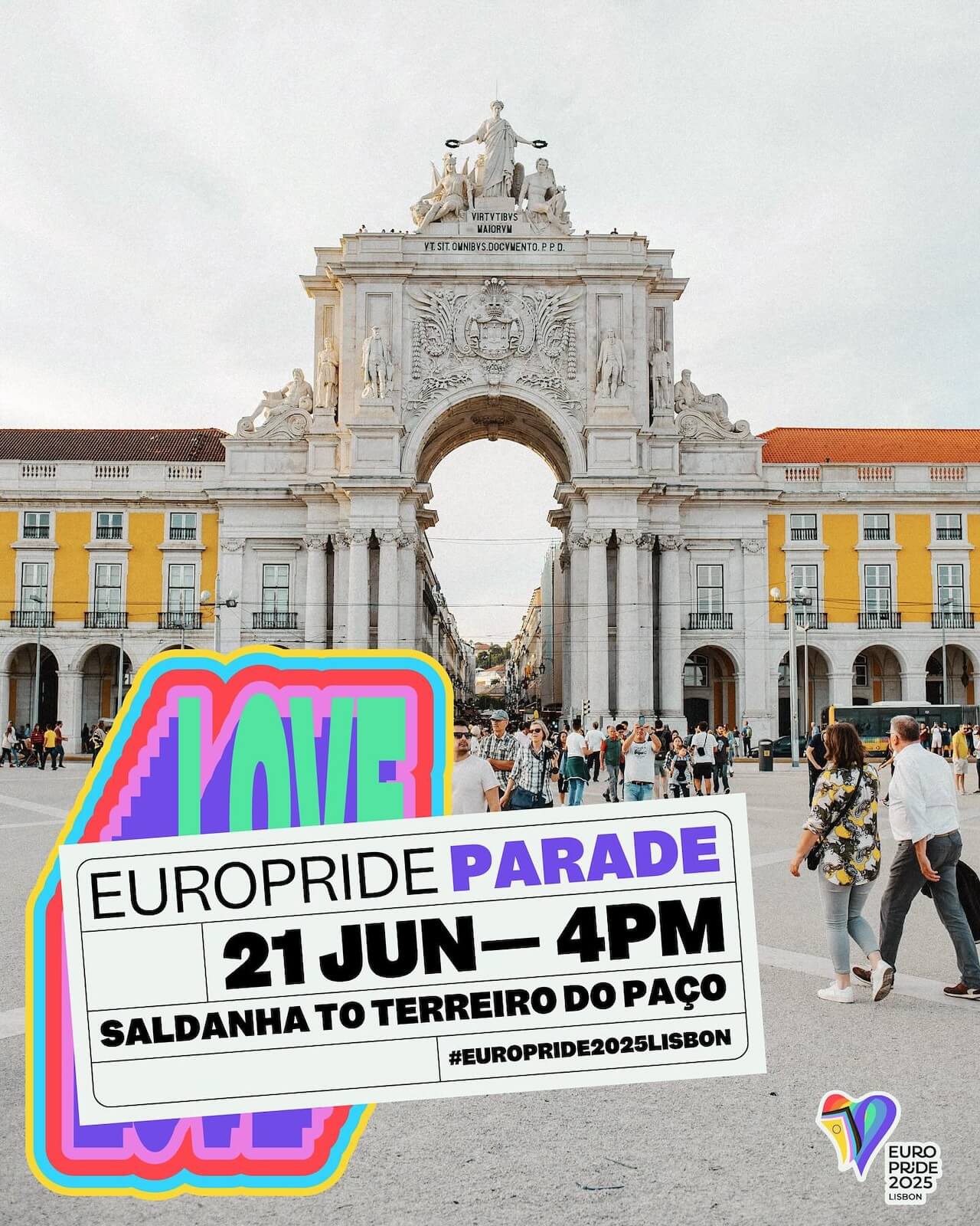 EuroPride 2025 sabato 21 giugno a Lisbona, tutto quello che c'è da sapere - Lisbona EuroPride 2025 la parata - Gay.it