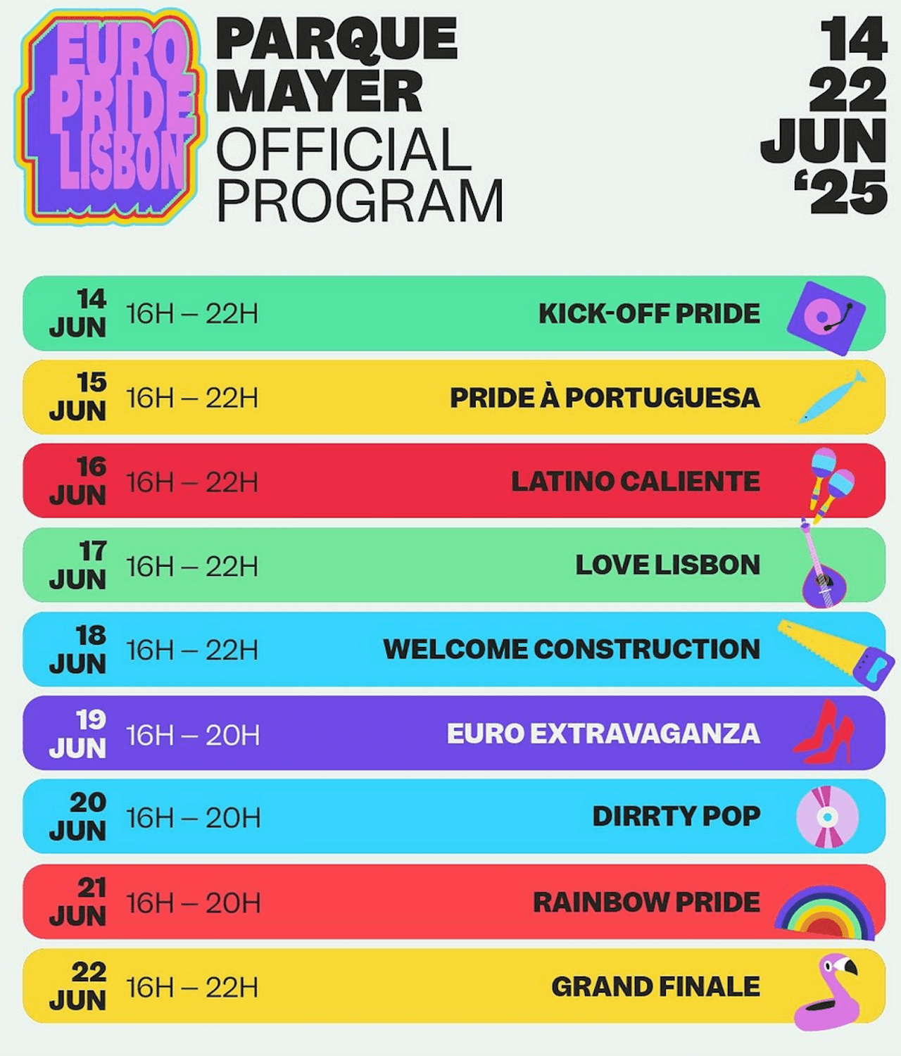 EuroPride 2025 sabato 21 giugno a Lisbona, tutto quello che c'è da sapere - Lisbona EuroPride 2025 - Gay.it