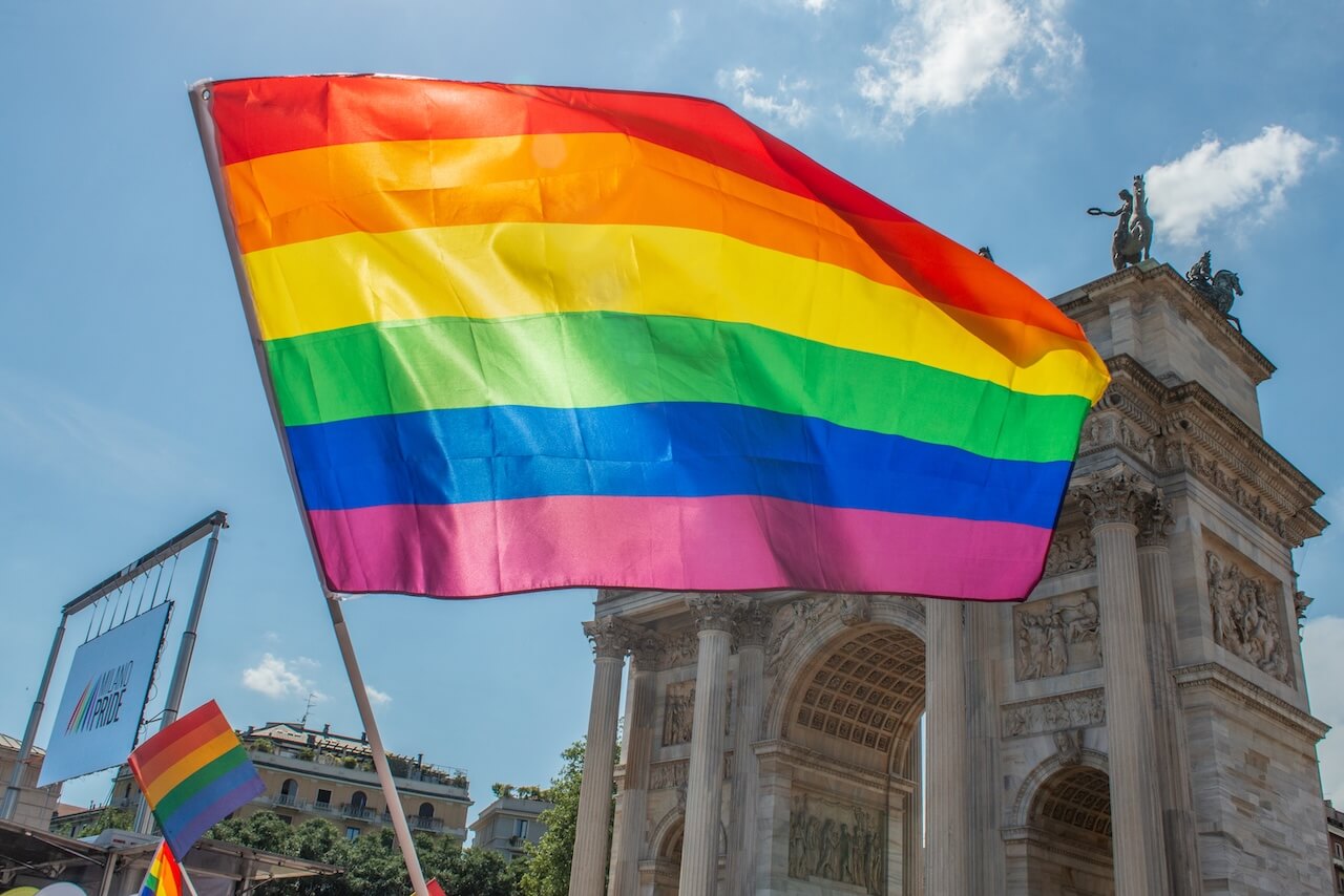 Levante, Romina Falconi e Jolanda Renga insultate dopo il Milano Pride 2025: gli orrendi commenti dei leoni da tastiera - Milano Pride 2021 Photo by Alice Redaelli - Gay.it