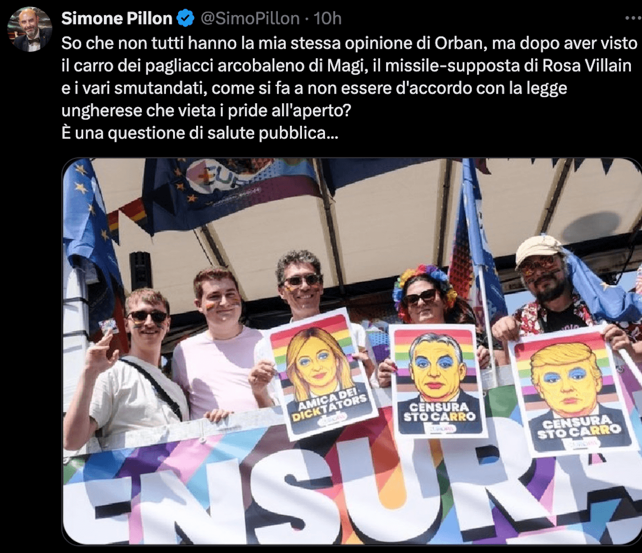 L'Italia come l'Ungheria, la Lega di Salvini vuole vietare i Pride? - Simone Pillon vs. Pride - Gay.it