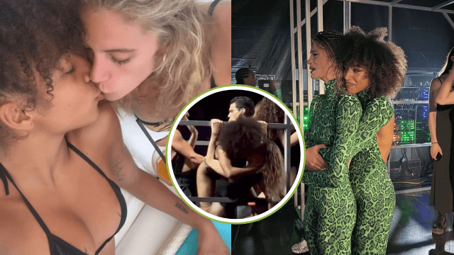 Baci tra le ballerine di Elodie: Megan Ria e Franceska Nuredini infiammano il palco