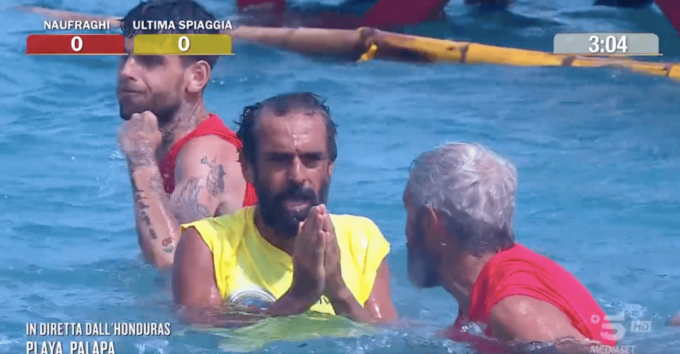 Isola dei Famosi 2025, rissa in diretta tra Dino Giarrusso e Omar Fantini