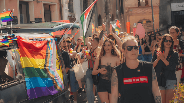 Papel Pride 2025 a Monterotondo, foto di Edoardo Felici