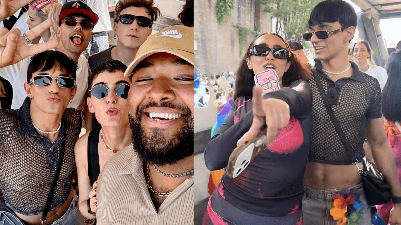 Roma Pride 2025, Daniele Doria da Amici alla parata della Capitale: presenti anche Sergio Sylvestre, Sissi e Alex Wyse