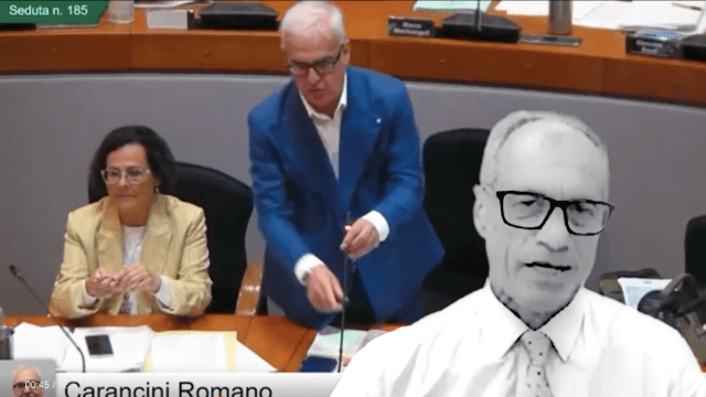 Stefano Aguzzi, frase omofoba al Consiglio Regionale Marche contro Carancini