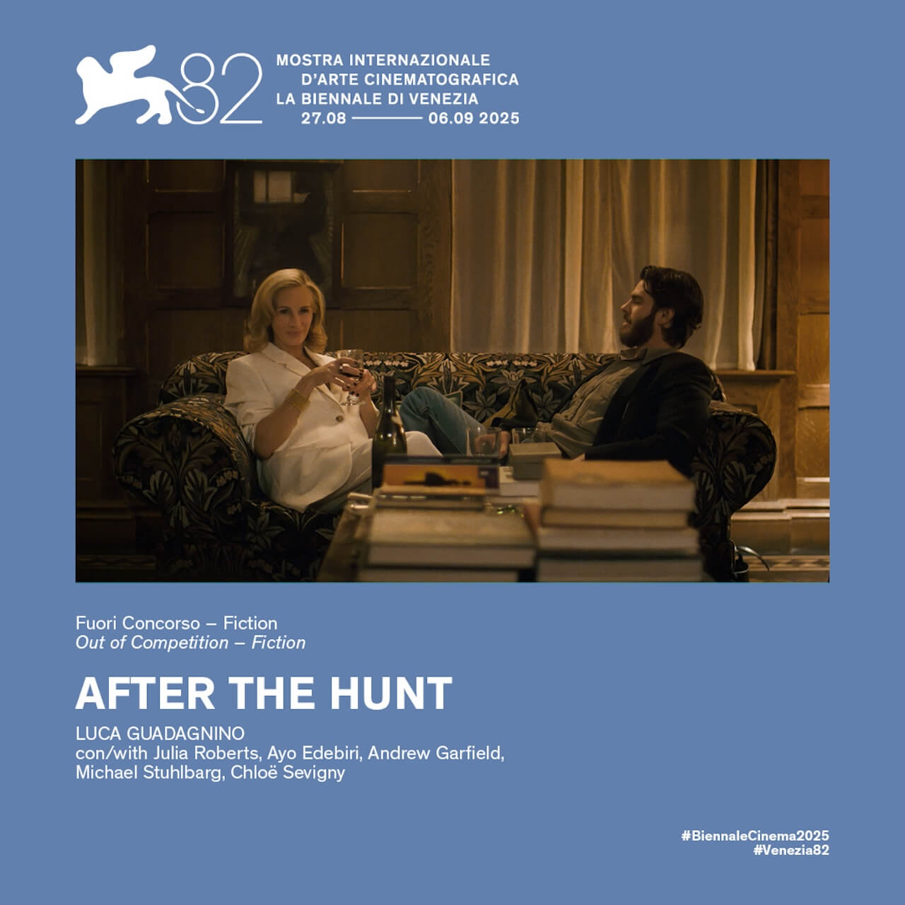 Venezia 2025, tutti i film del Festival: Ci sono Guadagnino, Van Sant e Ozon - After the Hunt di Luca Guadagnino 1 - Gay.it