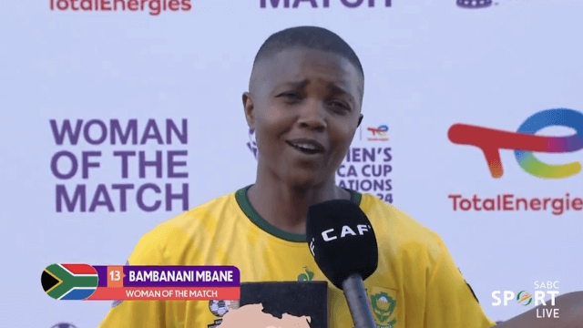 Coppa d'Africa femminile nell'omofobo Marocco, Bambanani Mbane ringrazia sua moglie a fine partita (VIDEO) - Bambanani Mbane - Gay.it