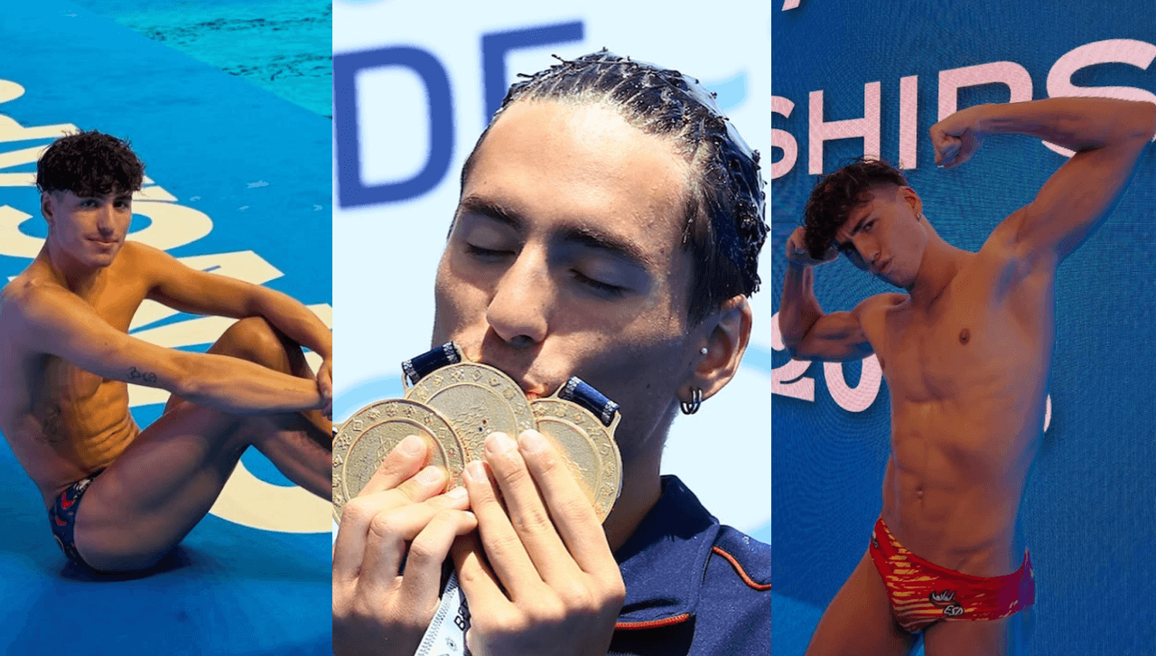 Dennis Gonzalez, il nuotatore artistico che sfida gli omofobi ha vinto 4 medaglie ai mondiali di nuoto