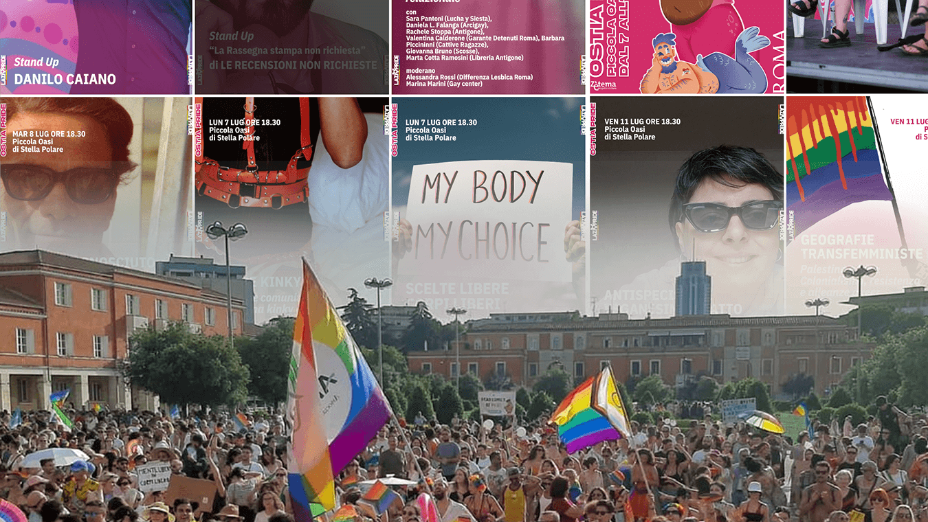 “Mettere in discussione tutto”, Pride Week transfemminista ad Ostia per il Lazio Pride, da Pasolini al carcere al veganesimo