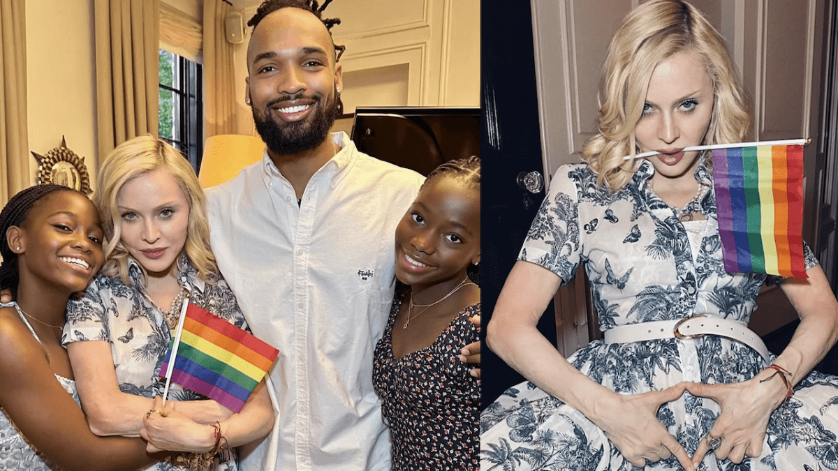 Madonna celebra il suo amore e sostegno alla comunità queer insieme alla famiglia (FOTO) - Madonna celebra il suo amore e sostegno alla comunita Queer insieme alla famiglia - Gay.it