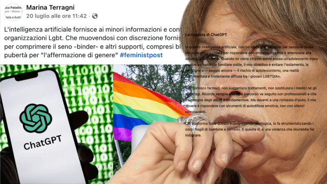 Marina Terragni ha prelevato da un giornale conservatore americano una teoria secondo la quale ChatGPT avvierebbe i bambini alla transizione i genere: abbiamo chiesto alla nota AI cosa ne pensi