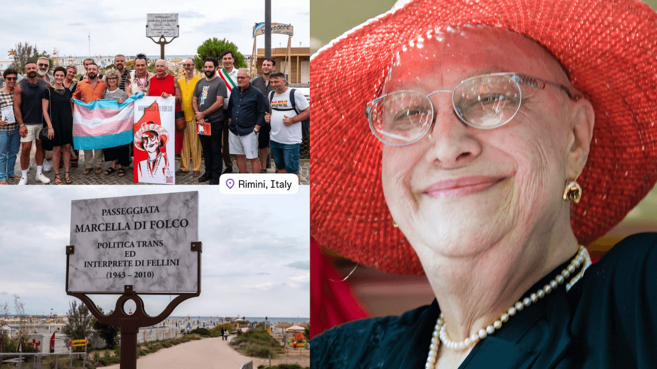 Rimini, nel weekend del Pride inaugurata la passeggiata intitolata a Marcella Di Folco
