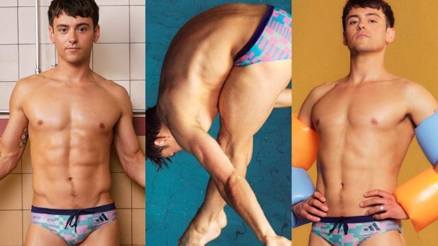 Tom Daley da urlo con la nuova collezione di costumi da bagno Adidas - Tom Daley Adidas - Gay.it