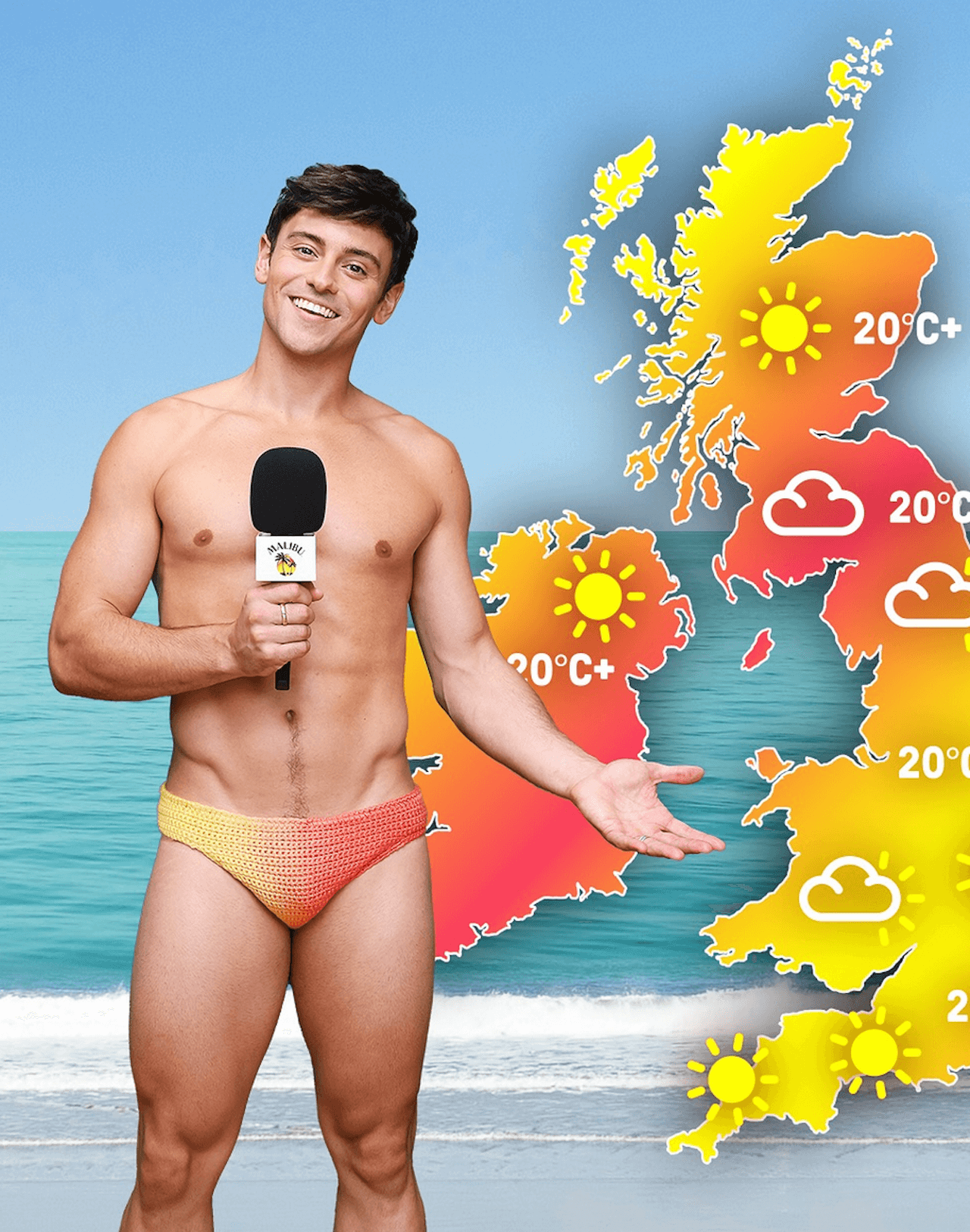 Perché Tom Daley ha presentato il meteo indossando solo uno slip? (VIDEO) - Tom Daley ha presentato il meteo indossando solo uno slip 1 - Gay.it