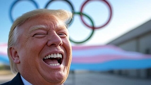 Il Comitato Olimpico statunitense cede a Trump e vieta alle donne trans di competere negli sport femminili - Trump e il divieto olimpico alle atlete trans - Gay.it