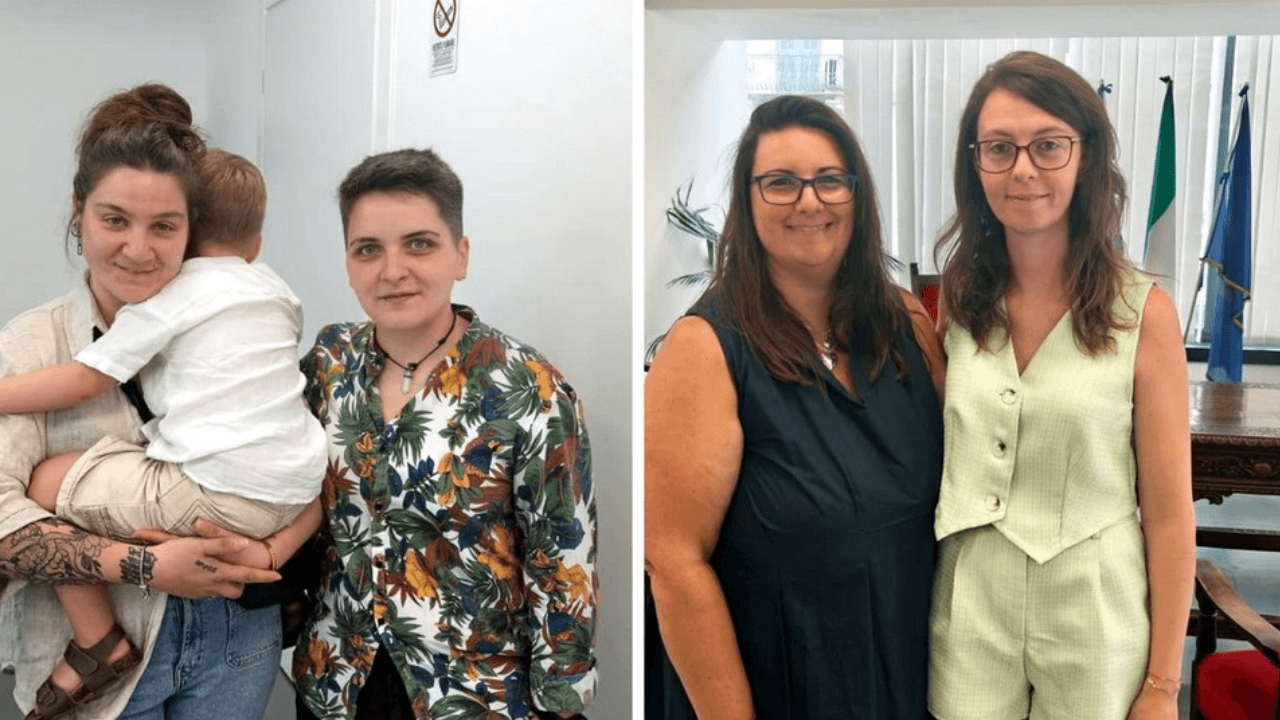 Sanremo riconosce i figli di due coppie di mamme